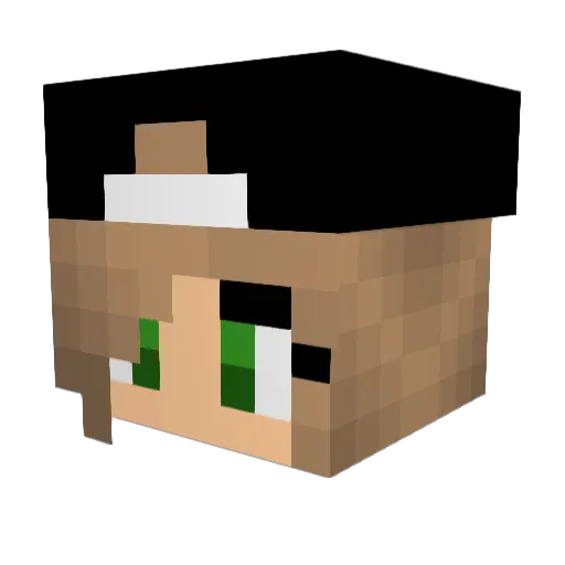 meliahyland Minecraft avatar head, 3D render