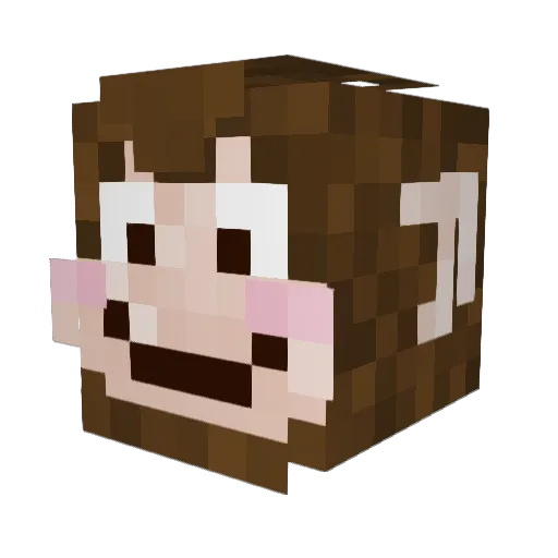 melikecheese617 Minecraft avatar head, 3D render