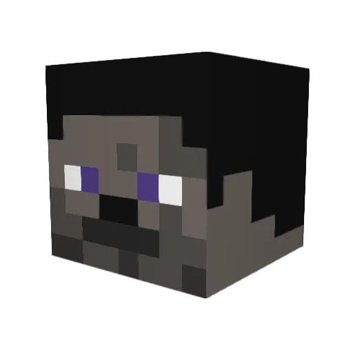 melikeexplosion Minecraft avatar head, 3D render