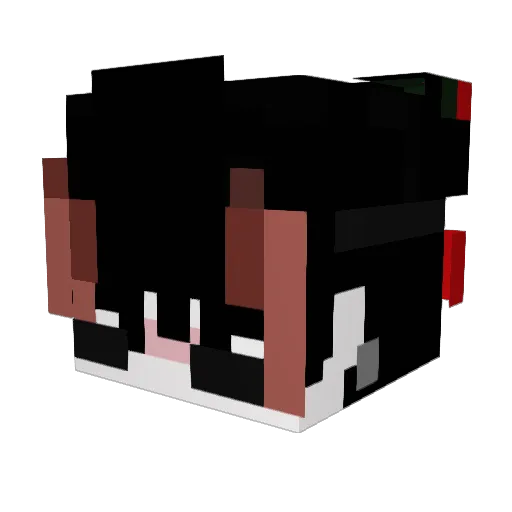 meliodasCBLS4 Minecraft avatar head, 3D render