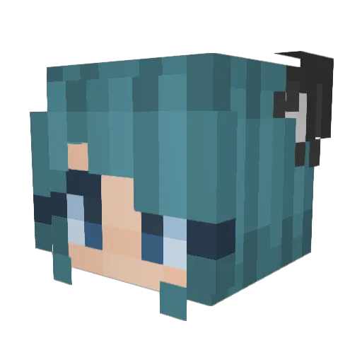 melissa0813 Minecraft avatar head, 3D render