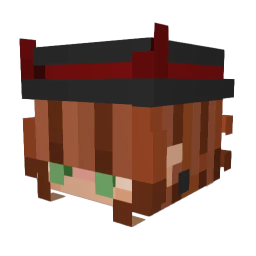 melissaa931 Minecraft avatar head, 3D render
