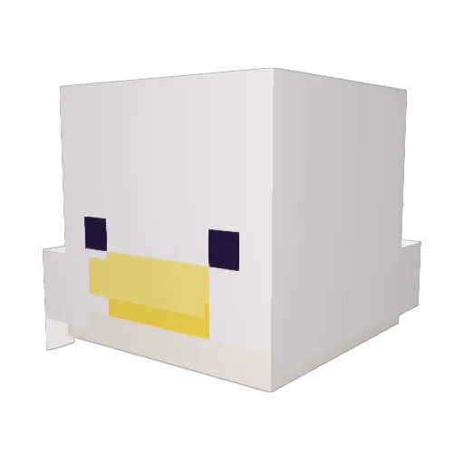 melissaa_ Minecraft avatar head, 3D render