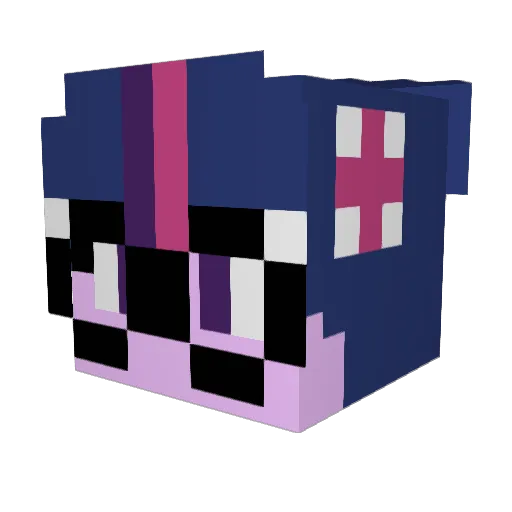 melissaan618 Minecraft avatar head, 3D render