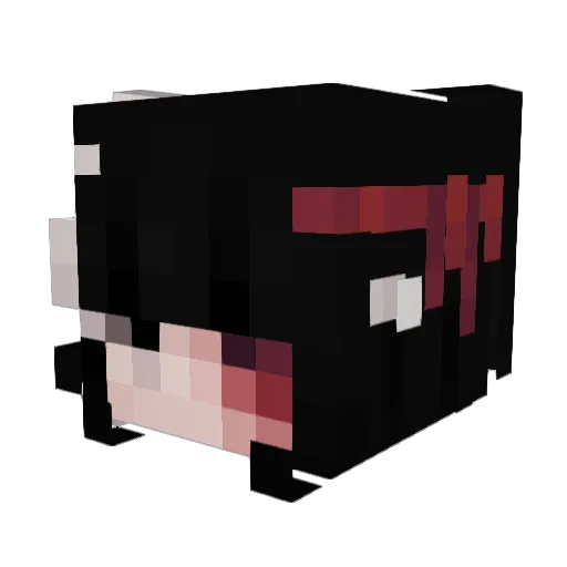 melkrista Minecraft avatar head, 3D render