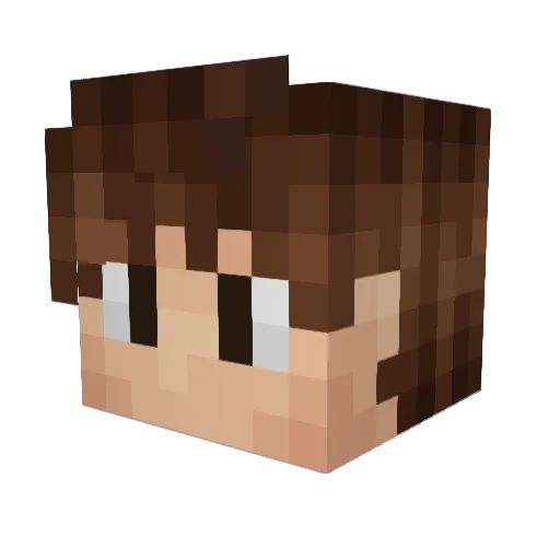 mell0mar Minecraft avatar head, 3D render