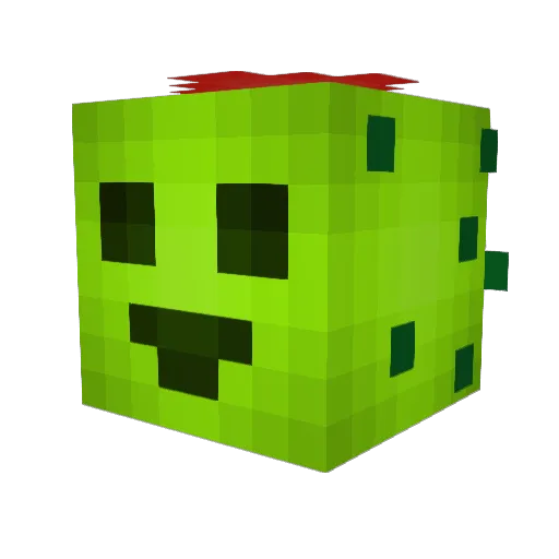 mellezz Minecraft avatar head, 3D render