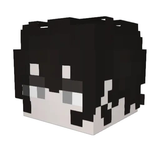 mellifluousmochi Minecraft avatar head, 3D render