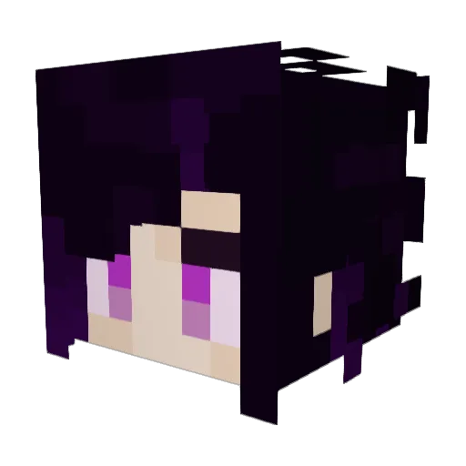 mellowfern Minecraft avatar head, 3D render