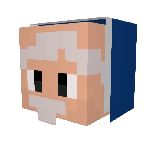 melloyello368 Minecraft avatar head, 3D render