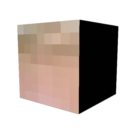 melmic3487 Minecraft avatar head, 3D render