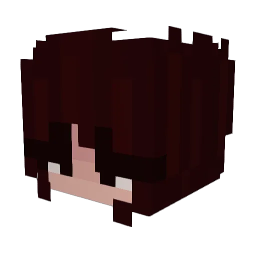 melodes6 Minecraft avatar head, 3D render