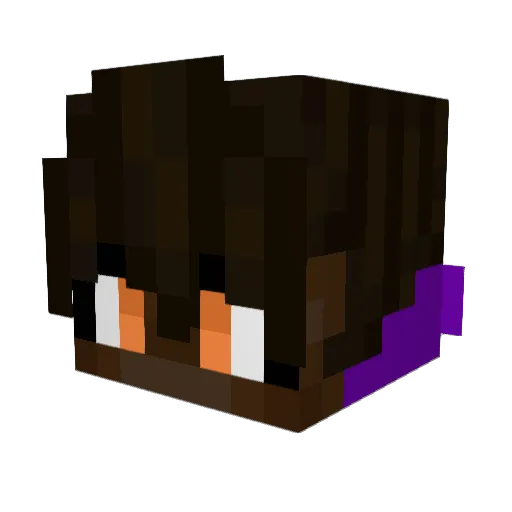 melody_MELODY Minecraft avatar head, 3D render