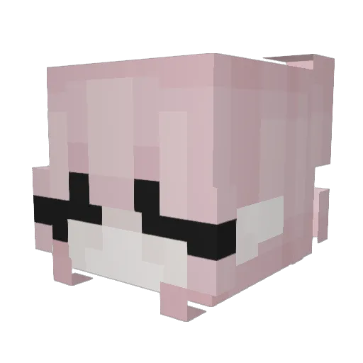meloncitaa Minecraft avatar head, 3D render