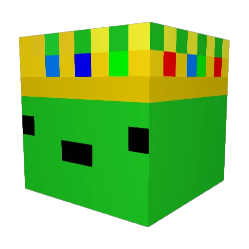 melonconeYT Minecraft avatar head, 3D render