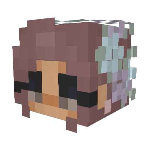 melondy04 Minecraft avatar head, 3D render