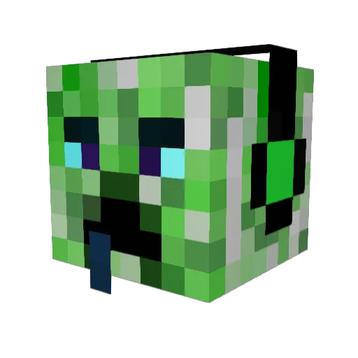 melone_126 Minecraft avatar head, 3D render