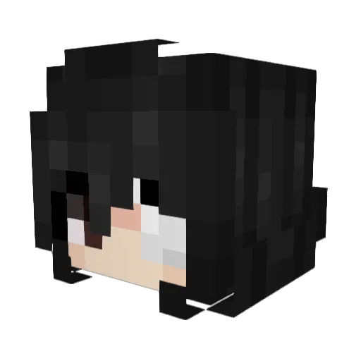 melonsprite Minecraft avatar head, 3D render