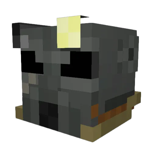 meloo13 Minecraft avatar head, 3D render