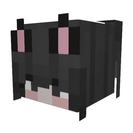 meltinacore Minecraft avatar head, 3D render
