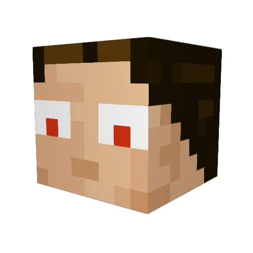 meltron10000 Minecraft avatar head, 3D render
