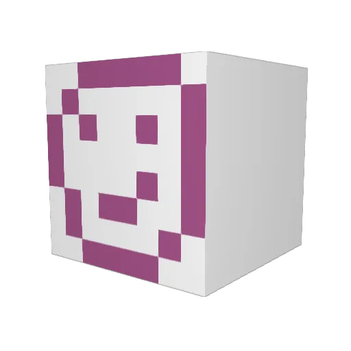 meluvrs Minecraft avatar head, 3D render