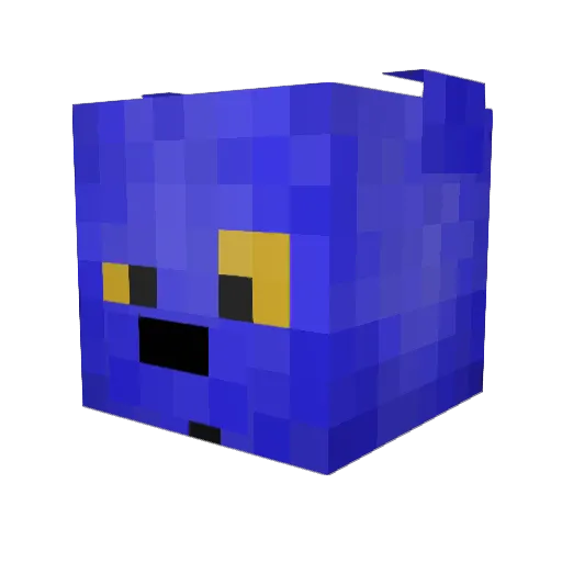 melvile2 Minecraft avatar head, 3D render
