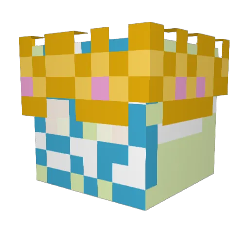 melvinman123 Minecraft avatar head, 3D render