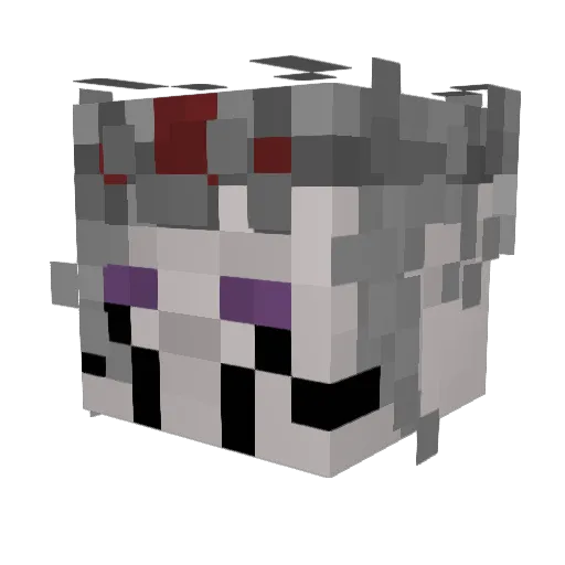 meme14423 Minecraft avatar head, 3D render