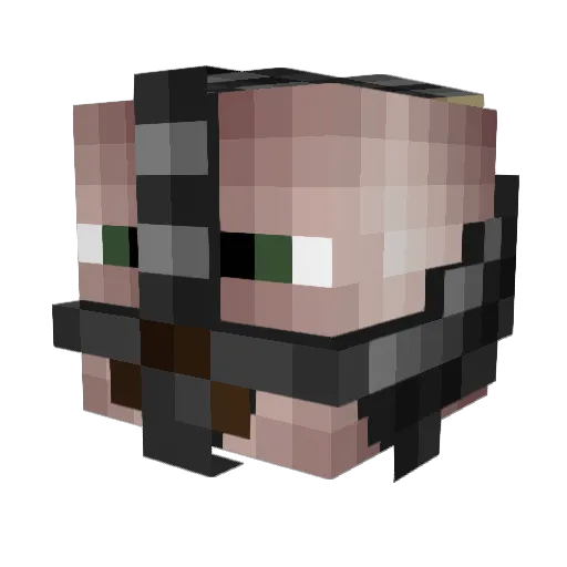 memegusta99 Minecraft avatar head, 3D render