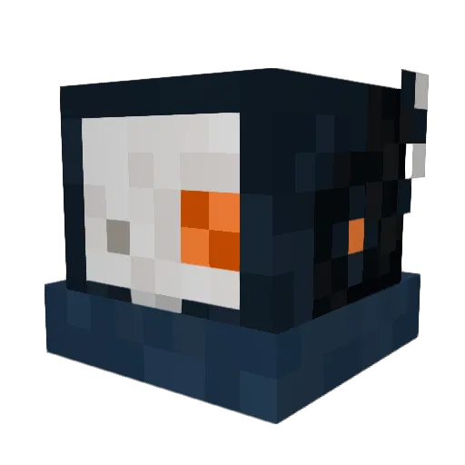 memeingester Minecraft avatar head, 3D render