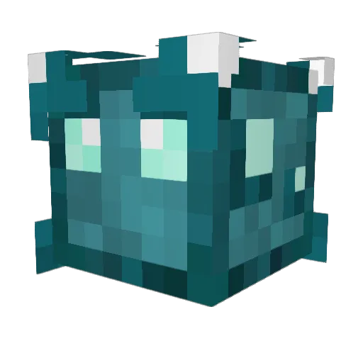 mememaG Minecraft avatar head, 3D render