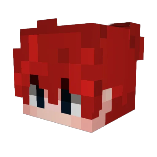 memesdz Minecraft avatar head, 3D render