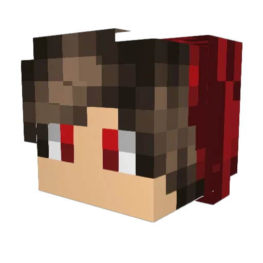 memesft Minecraft avatar head, 3D render