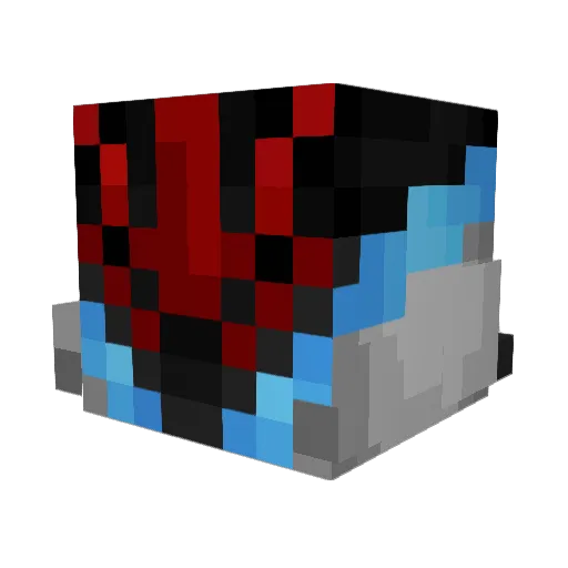 memetoon186 Minecraft avatar head, 3D render