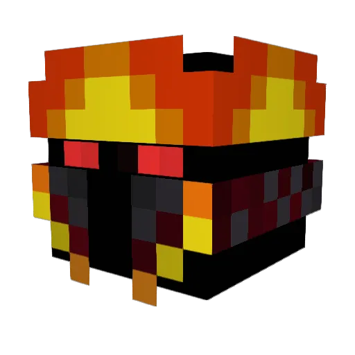 memex123 Minecraft avatar head, 3D render