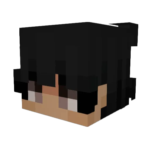 memingtonn Minecraft avatar head, 3D render