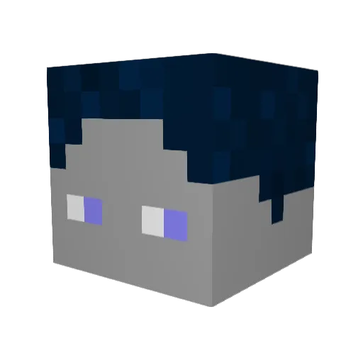 memir04 Minecraft avatar head, 3D render