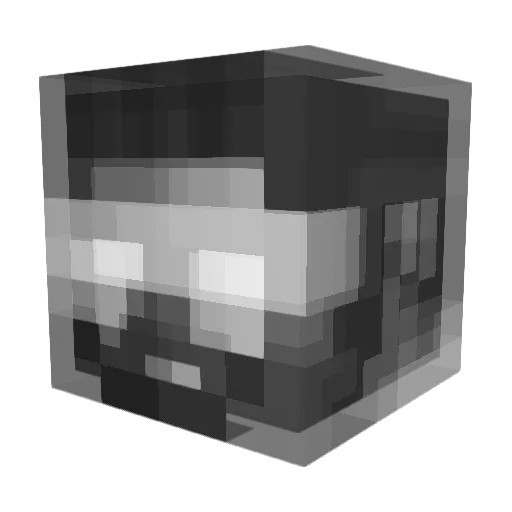memo1903 Minecraft avatar head, 3D render