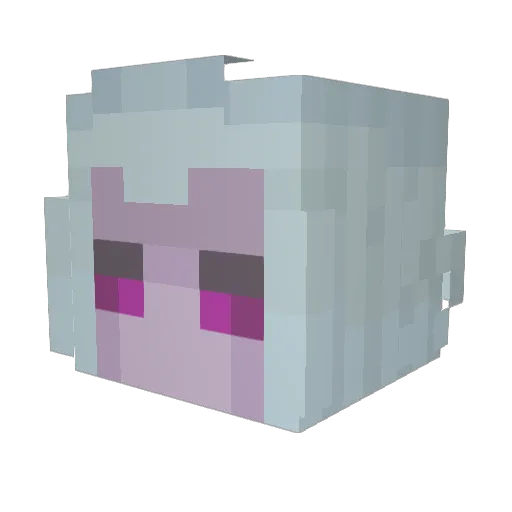 memoisfat Minecraft avatar head, 3D render