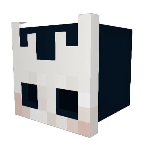memolas Minecraft avatar head, 3D render
