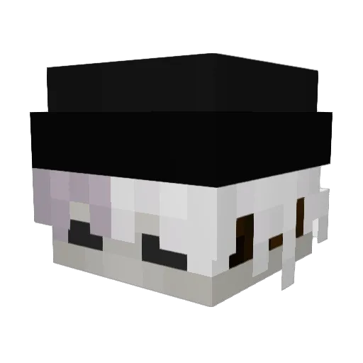 menace_co Minecraft avatar head, 3D render