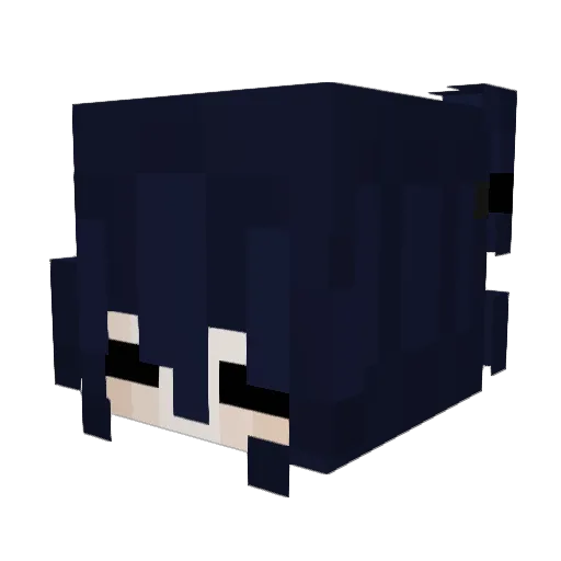 menawh Minecraft avatar head, 3D render