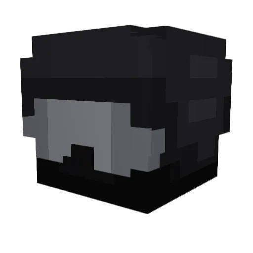 mench_o Minecraft avatar head, 3D render
