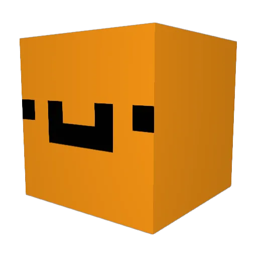 mendedgolf Minecraft avatar head, 3D render