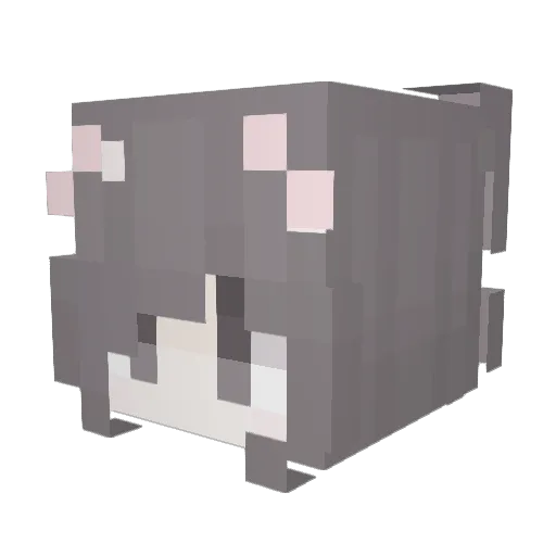 meng__xiao Minecraft avatar head, 3D render