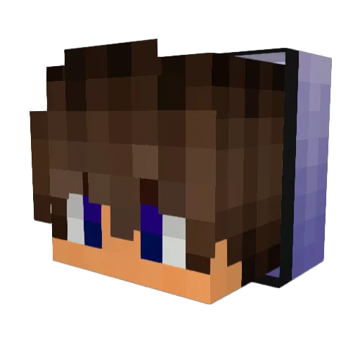 menipro10 Minecraft avatar head, 3D render