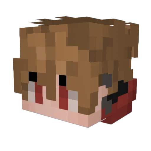 meniski22 Minecraft avatar head, 3D render