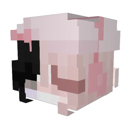 meno_vt Minecraft avatar head, 3D render