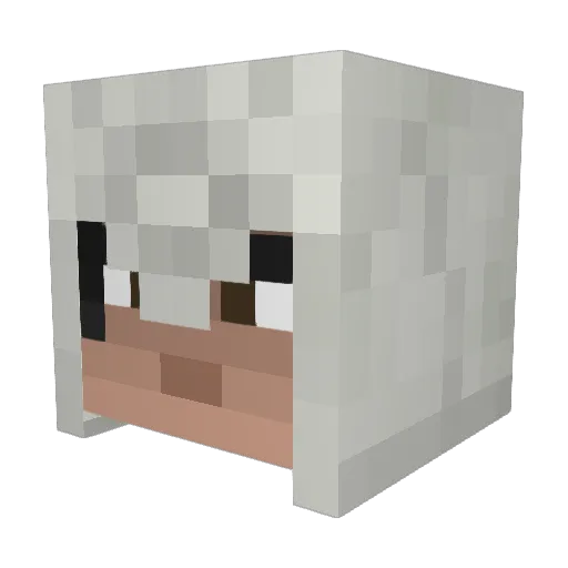 mensef97 Minecraft avatar head, 3D render